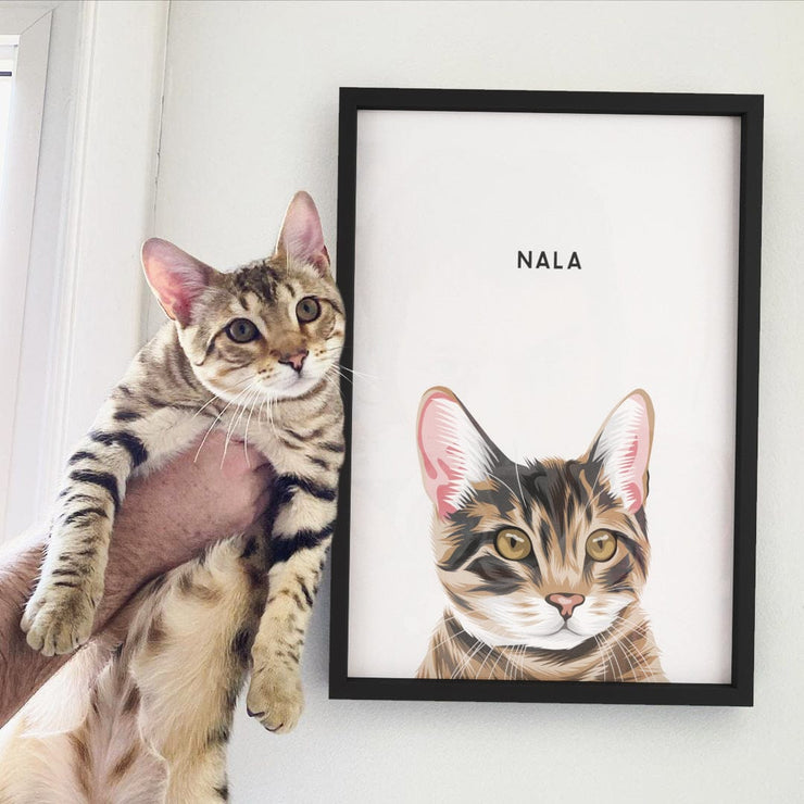 Custom Modern Pet Portrait