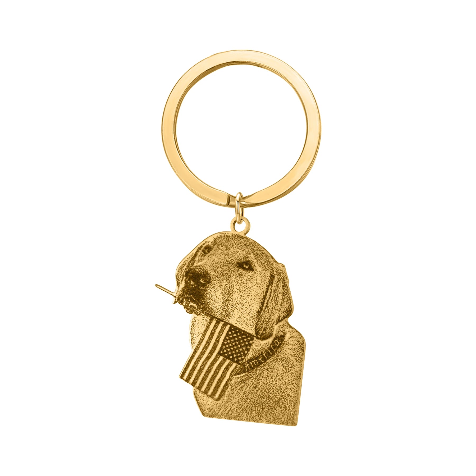 Custom Pet Portrait Keychain – Engraved Dog & Cat Keepsake, Personalized Pet Jewelry